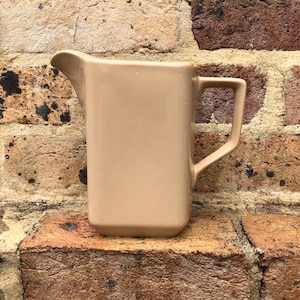 Vintage Australian Studio Diana rectangular brown jug U75
