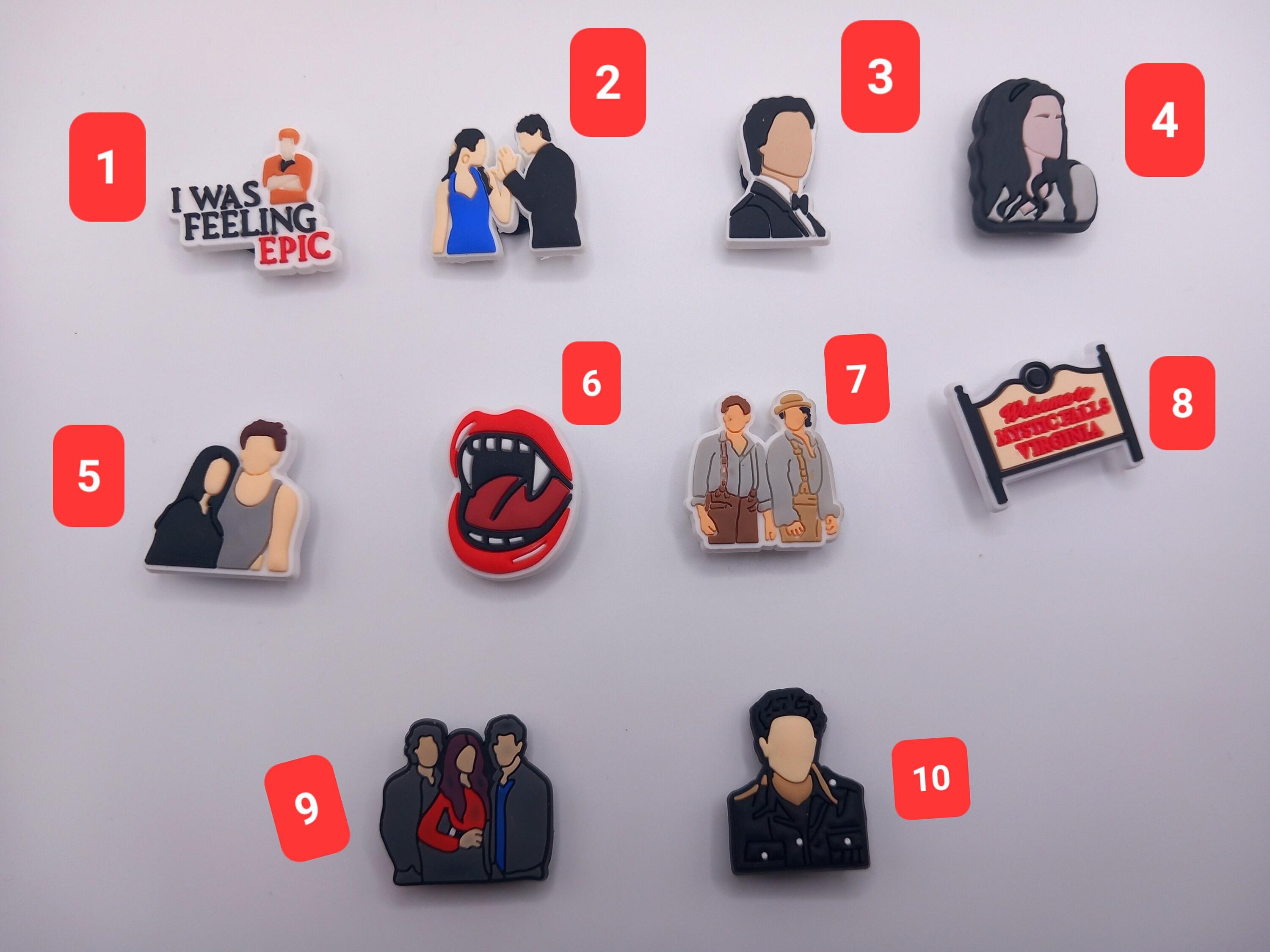 Vampire Diaries Croc Charms TV Series Croc Charms Etsy