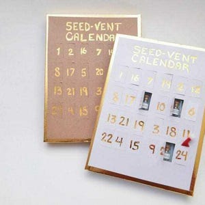 Seed-vent Calendar | Advent Calendar | Seed Gift | Gardening Gifts | Holiday Countdown