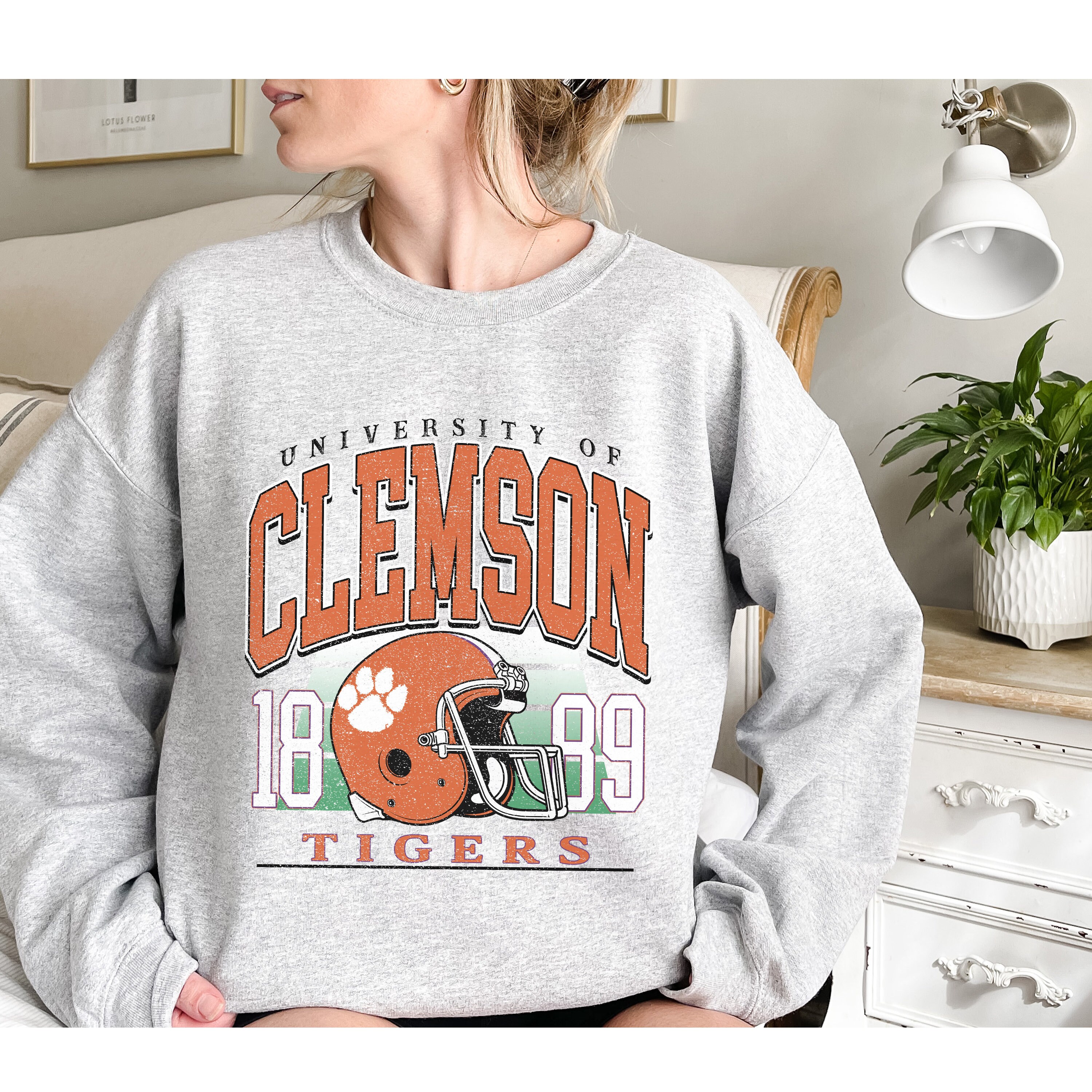 Clemson Sweatshirt - Etsy