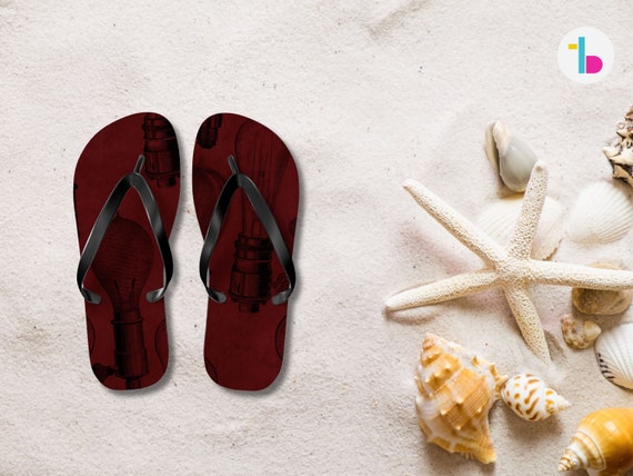 Goth flip flops sale