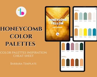 Honeycomb yellow color palette inspiration, Color palette hex codes, Color palettes branding, Color palette bright, Content Creators, Coach