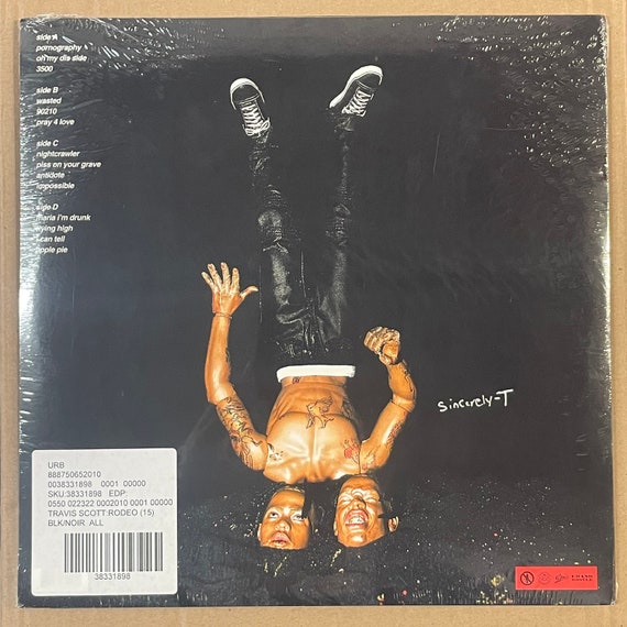 Travis Scott Rodeo 2LP Black Limited Vinyl Record 