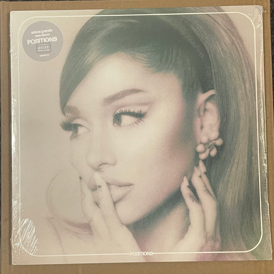 Ariana Grande Positions 1LP Vinyl Limited Coke Bottle Clear 12 Record