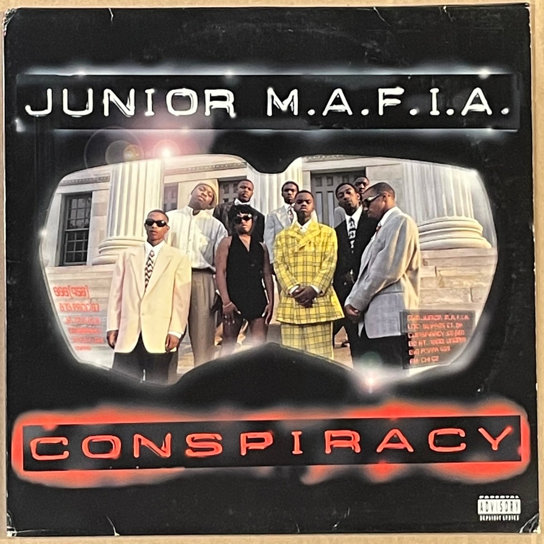 激レア EMINEM / Dr.Dre / junior mafia ブート盤 Junior M.A.F.I.A. Conspiracy 2LP Black Limited Vinyl Record