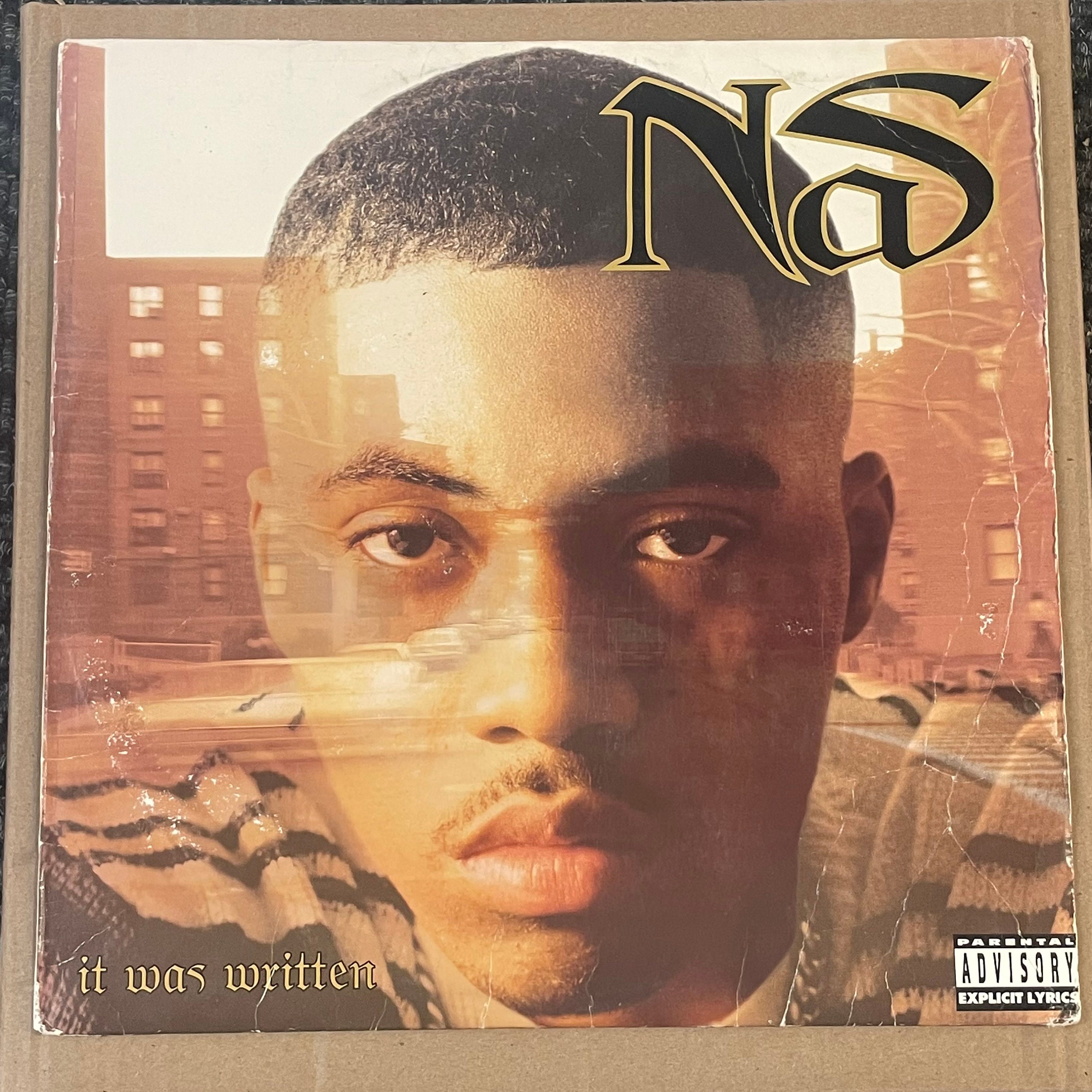 NAS / it was writt 1LP アルバム 美品 Nas It Was Written 1LP Black Limited Vinyl Record Damaged Cover - Etsy