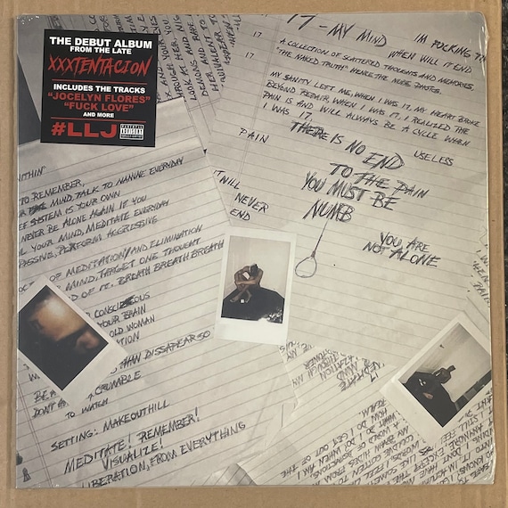 XXXTentacion 17 1LP ブラック 限定ビニールレコード カバー破損