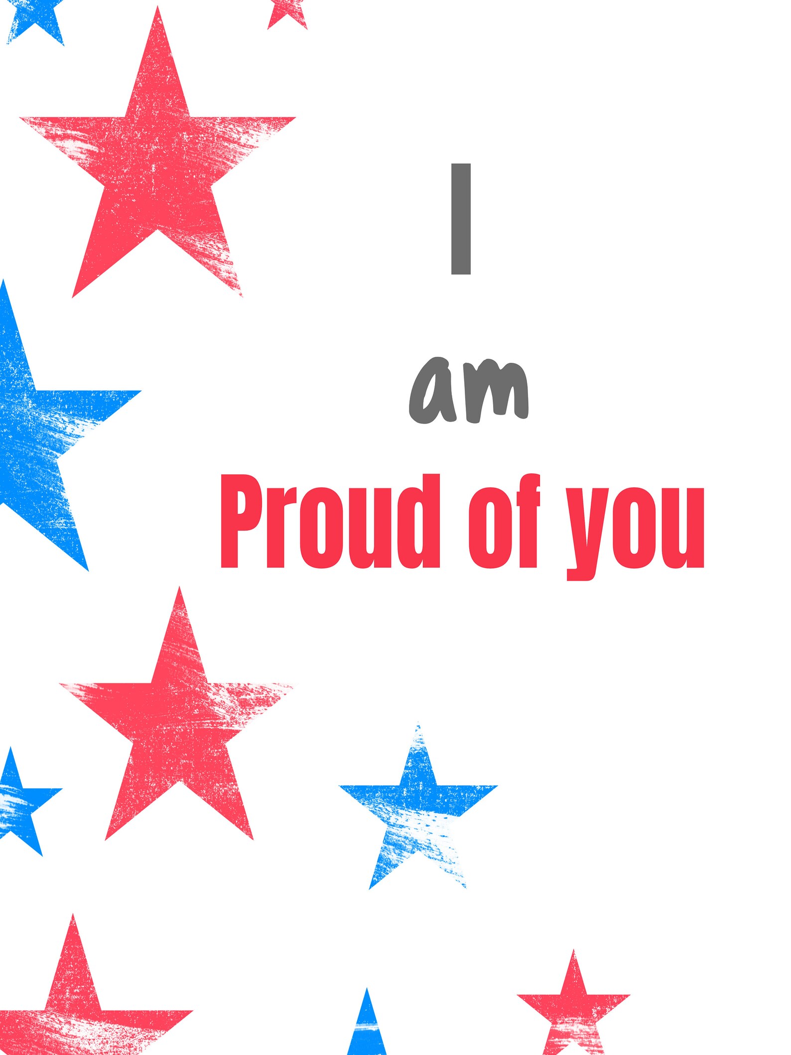 Ich bin stolz auf dich Positive Affirmation Print Etsy