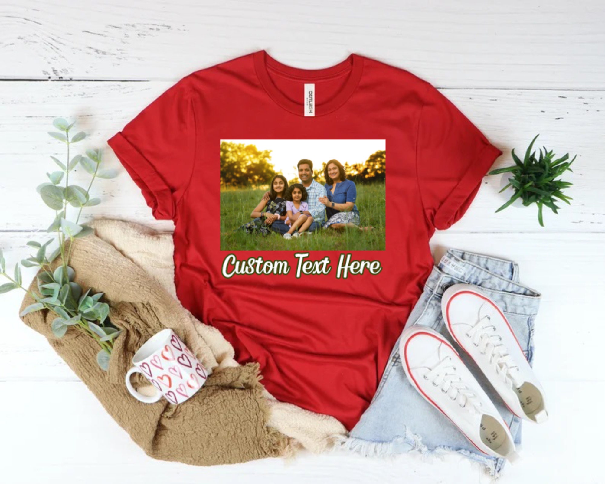 Custom Photo Shirt, Custom Picture Tshirt, Personalized Tshirt, Custom Unisex Tshirt, Make