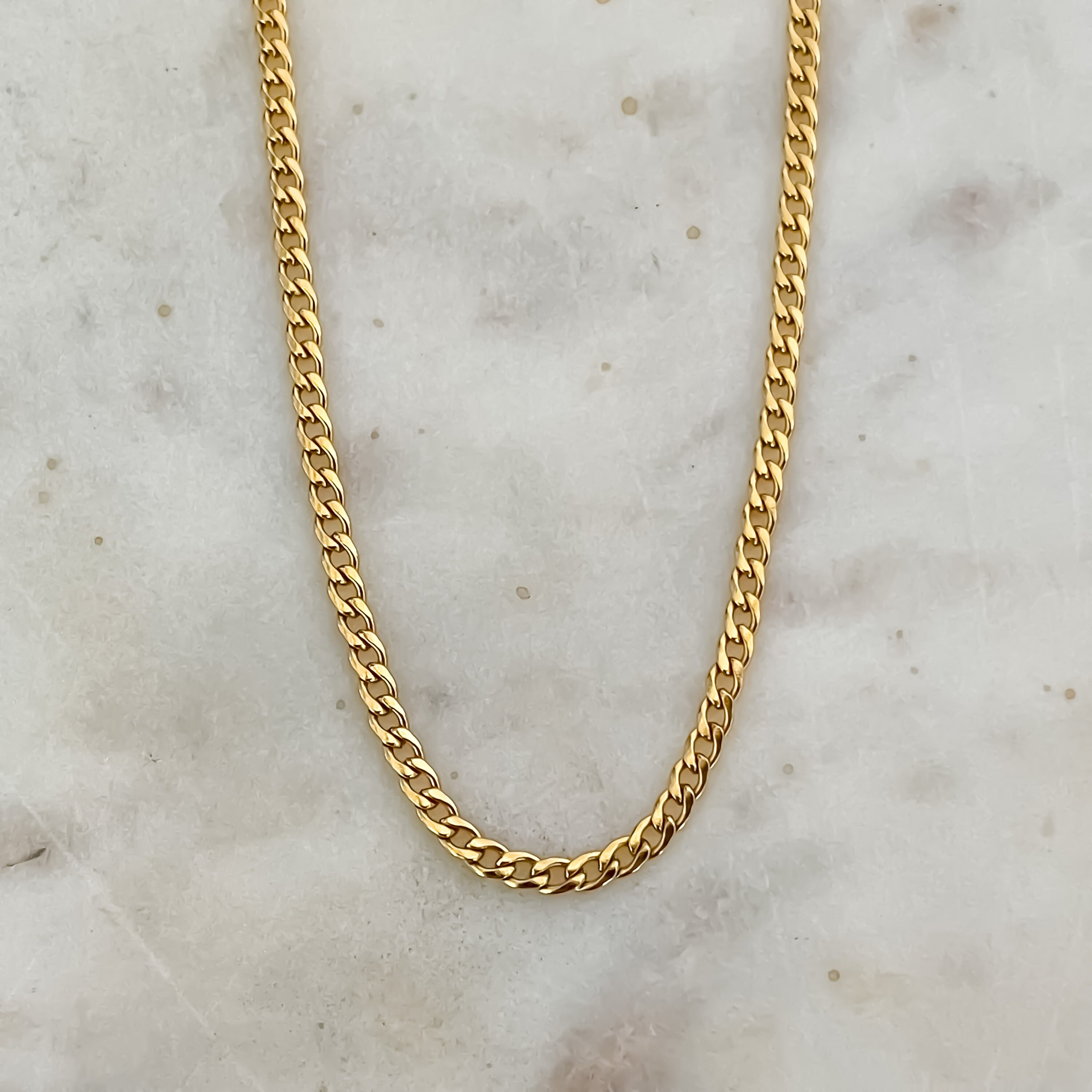 Dainty 18k gold necklace hot sale
