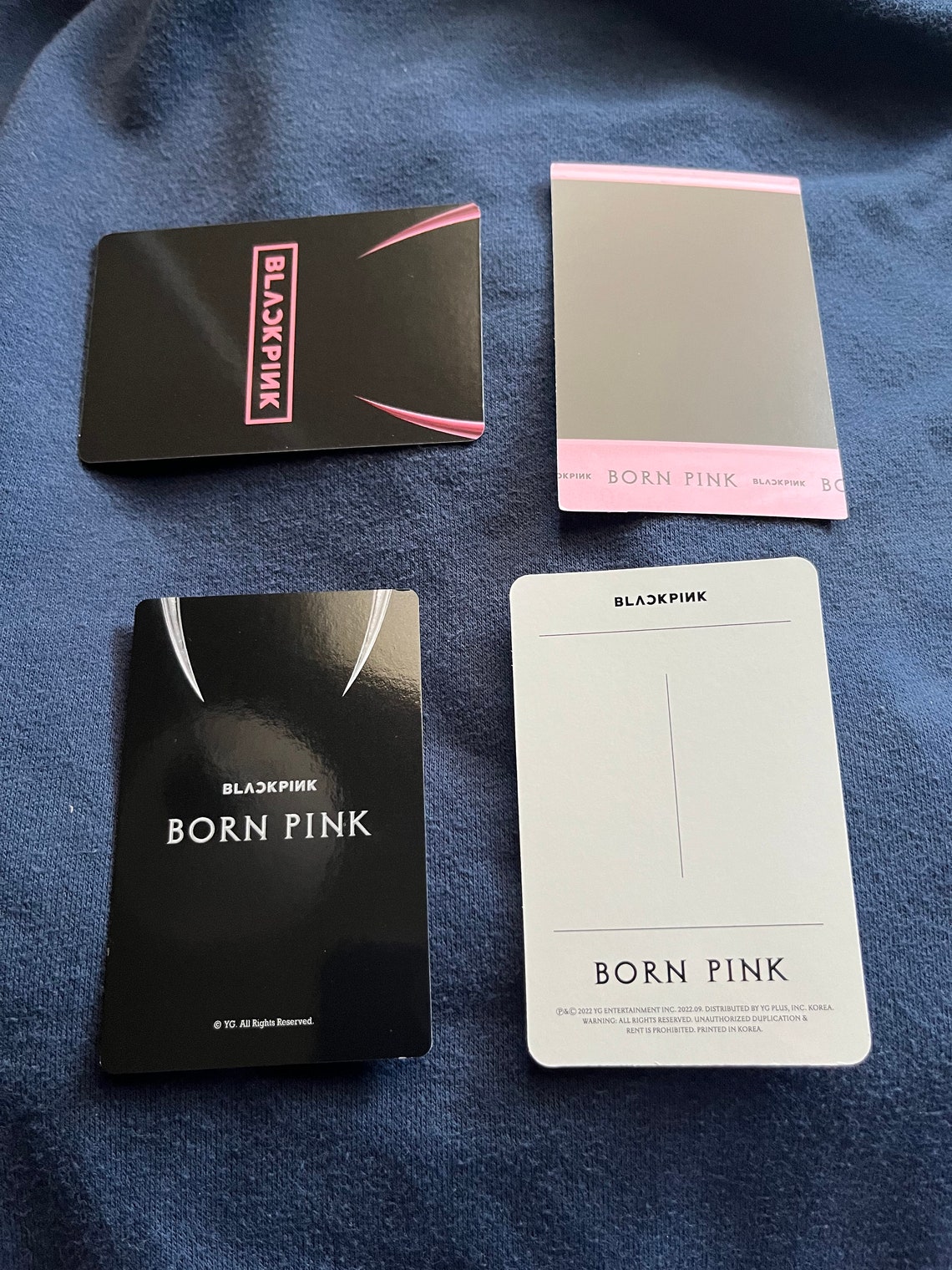 BP Photocards Born Pink Selfie Cards Kpop Photocards - Etsy Canada