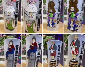 Custom Haunted Mansion Halloween Themed Reusable Venti Starbucks Cup / Disney / growing pictures / stretching pictures / handmade gift