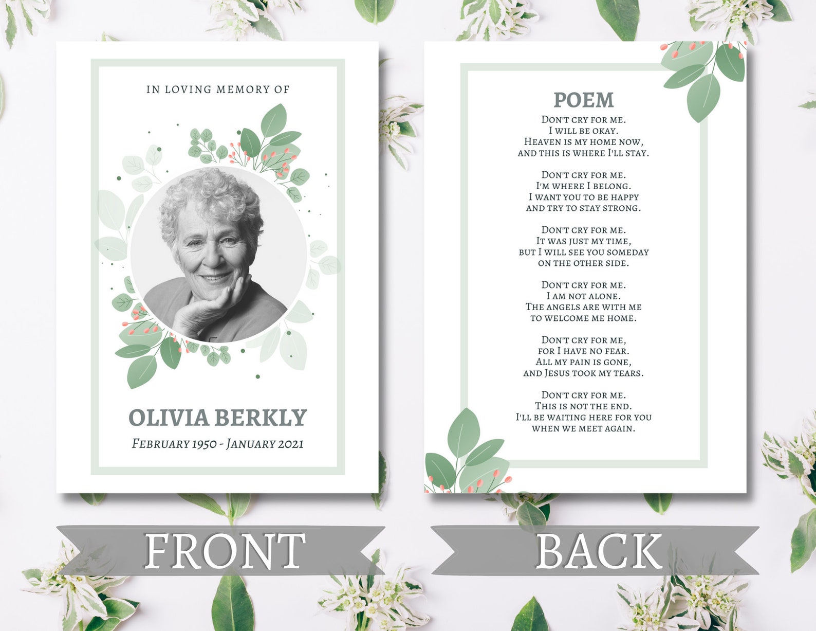 Obituary Template Digital Instant Download Printable Funeral Etsy Obituary Template Digital Instant Download Printable Funeral Etsy