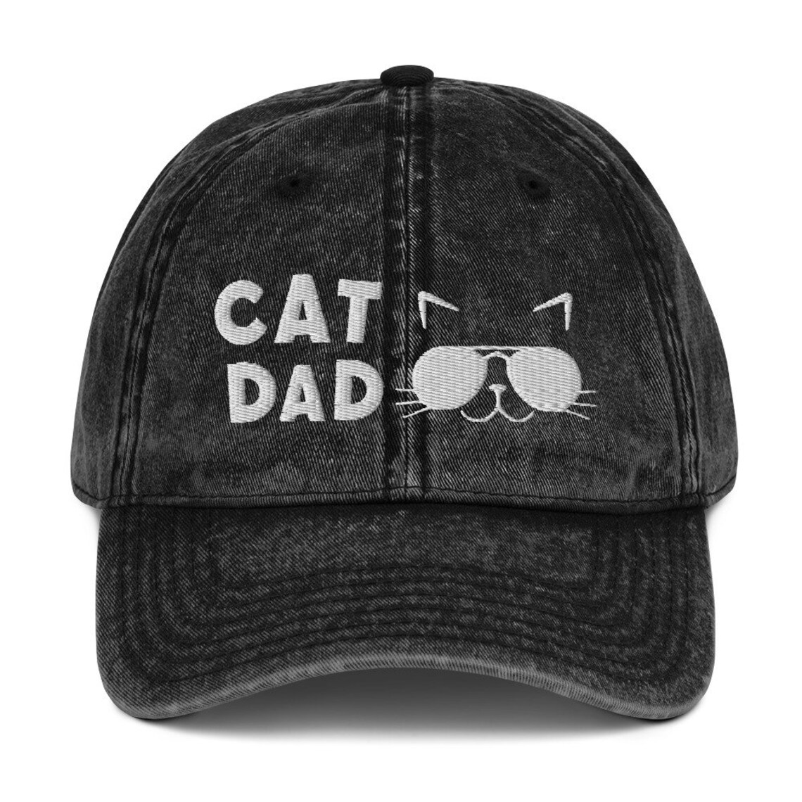 Cat Dad Vintage Dad Hat Etsy