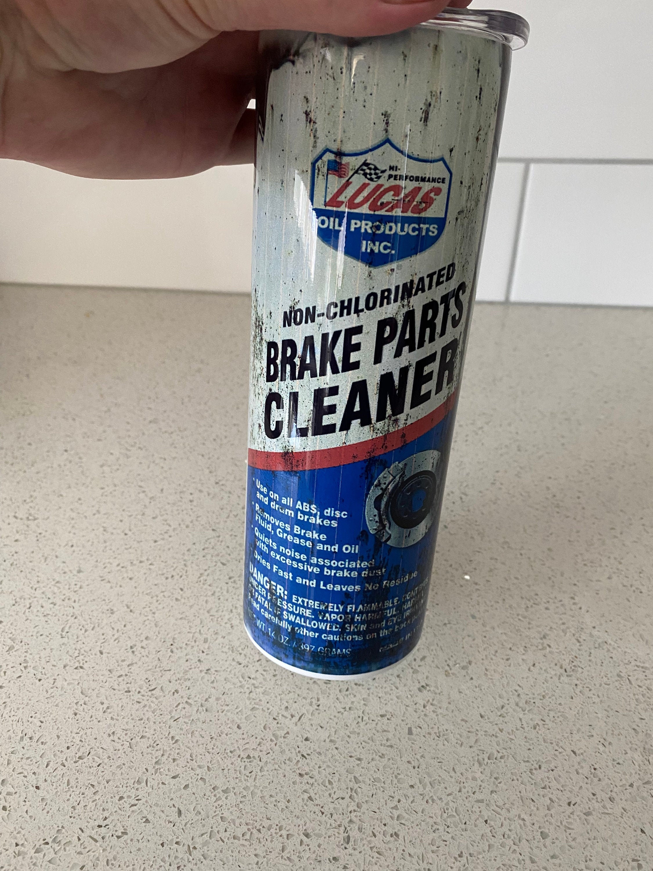 Lucas Brake Cleaner 20 oz Tumbler Etsy