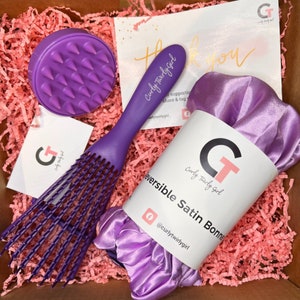 Curly Hair Starter Box l Curly Hair Starter Kit l Curly Hair Tools Box l Environmentally Conscious Hair Gift Set l Vegan