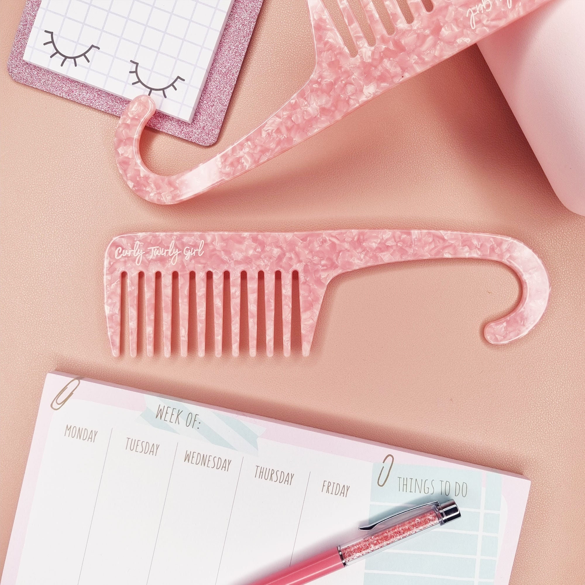 Breitzahnkamm Für Langes & Lockiges Haar – 21,6 Cm, Aus PP-Kunststoff – Schonendes Kämmen Unter Der Dusche