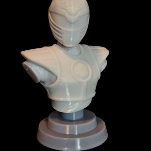Power Rangers White Ranger - Tommy Oliver - 4 inch unpainted bust - Pop Minis