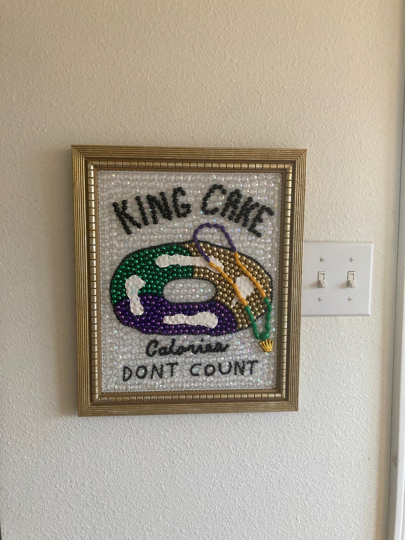 King Cake Calories Don�t Count Etsy UK