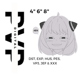 anime embroidery, embroidery design, machine embroidery, embroidery, embroidery file, embroidery designs, anime, cartoon embroidery