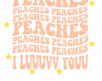 Peaches Peaches Lyrics Sticker for Sale by sparkerzed