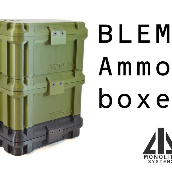 BLEM Ammo Boxes- Monolith Systems- Multiple Calibers Available