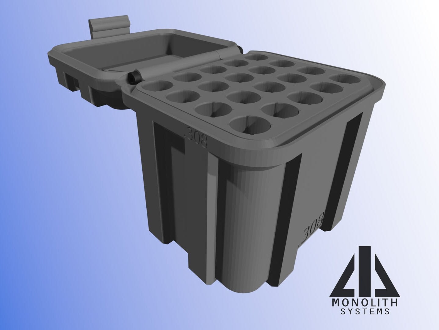 308 WINCHESTER - Print It Yourself Ammo Box- 20 Round- STL