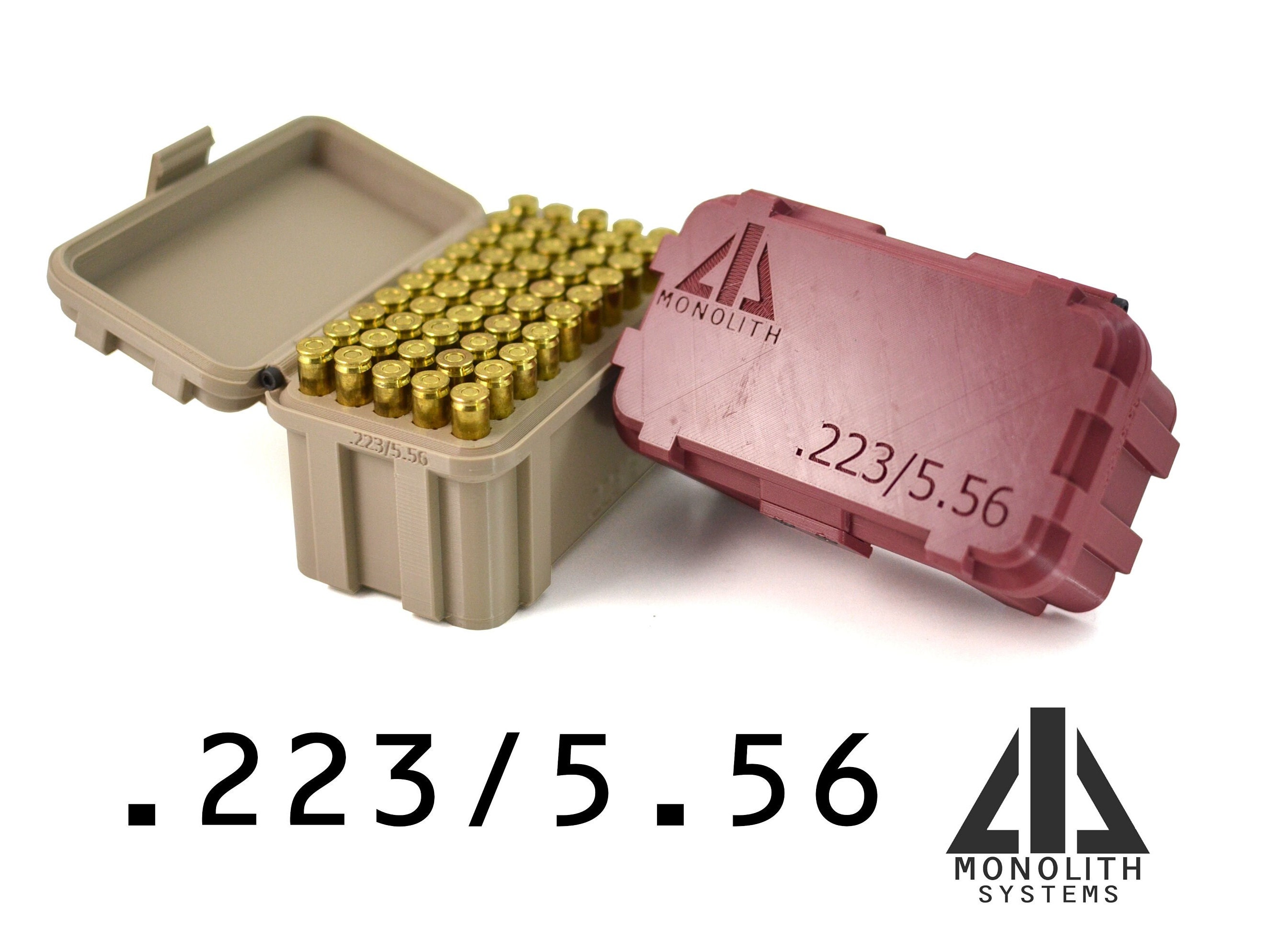 223/5.56 Ammo Box  100 Round Ammo Boxes