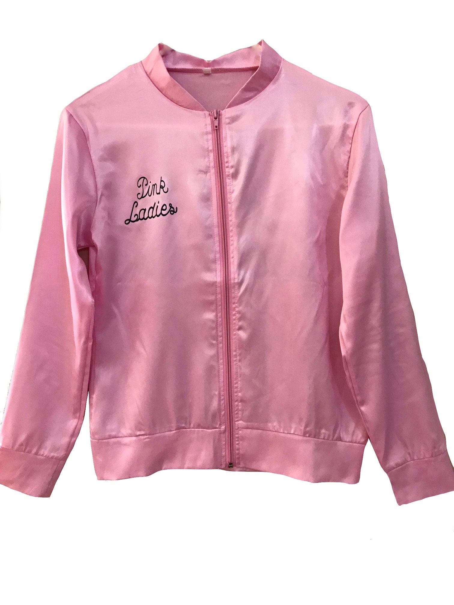 Adult Satin 1950's Performance Grease Jacket With Scarf Etsy