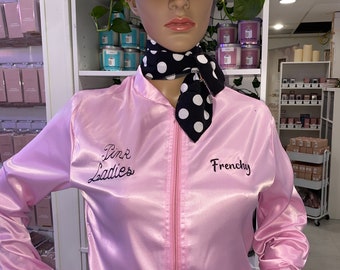 Chaqueta de mujer rosa para adultos Retro Grease de los años 50  personalizada -  España