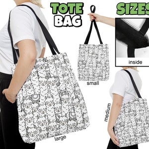 Llamas Quilted Tote Bag GFTONT1796