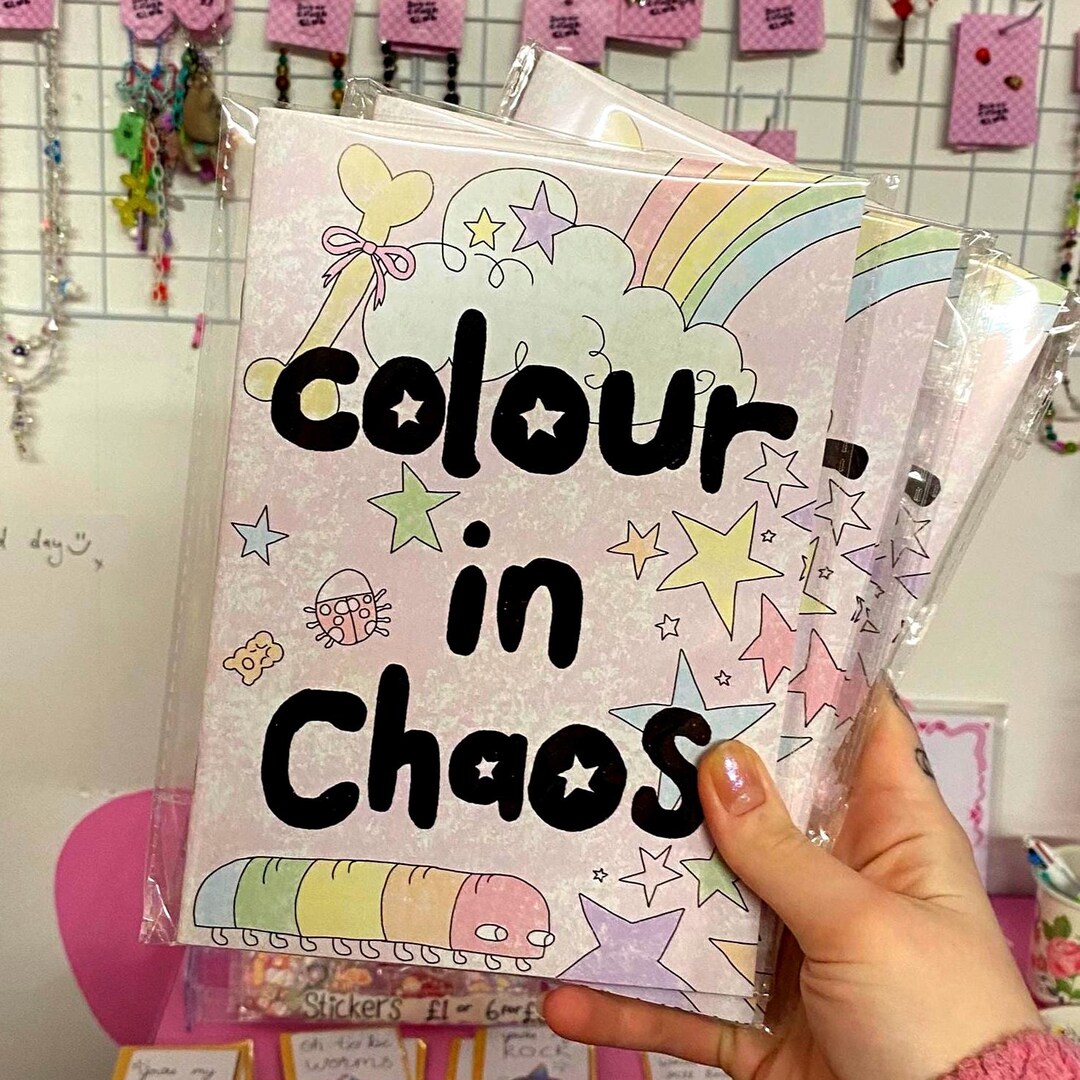 Colour in Chaos // Colouring Book, Colouring Pages, Art, Adult ...