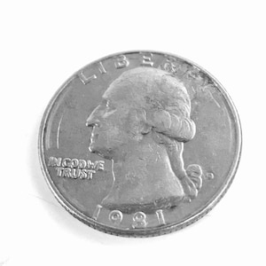 Very Rare Quarter 1989 D With Misprint in Cod We Trust - Etsy