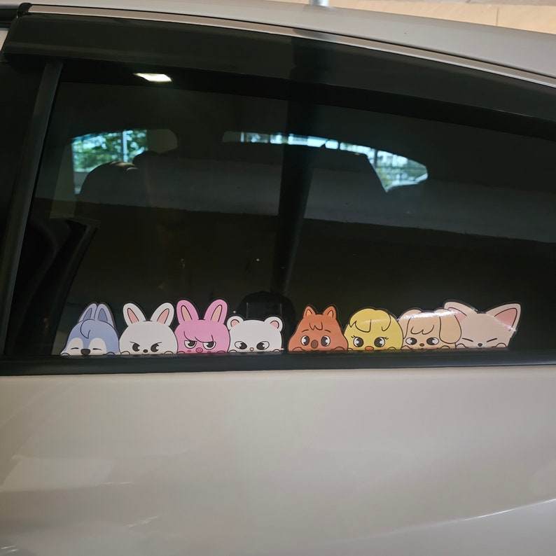 Stray Kids SKZOO Peeker Car Stickers image 1