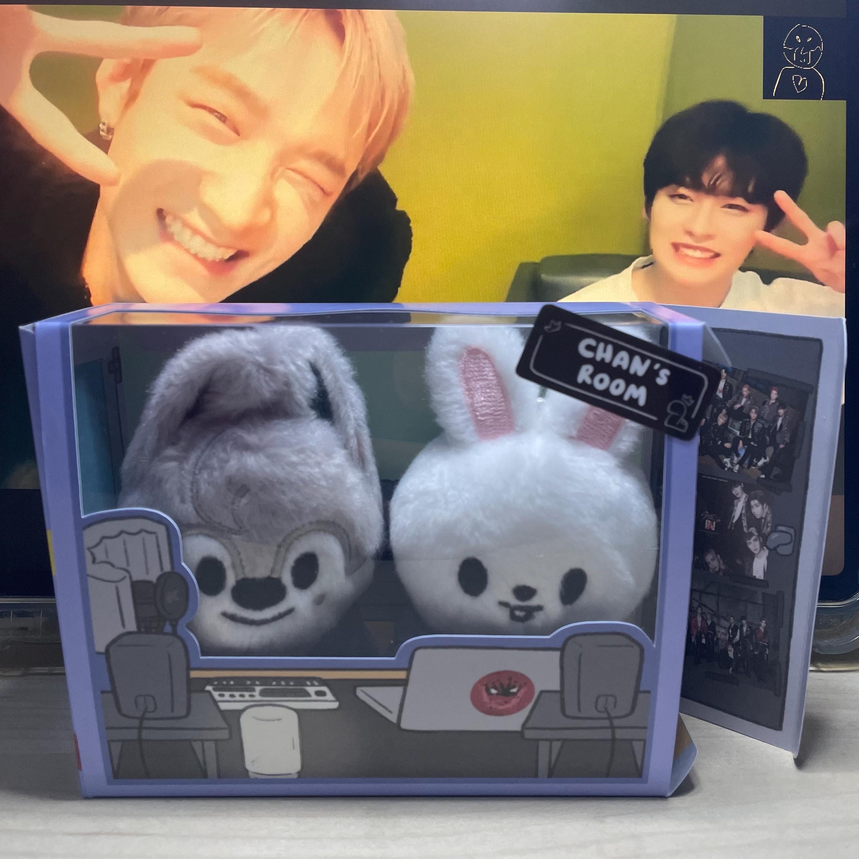 Stray Kids Bang Chan “chan's Room” SKZOO Plush Fanmade BOX [box