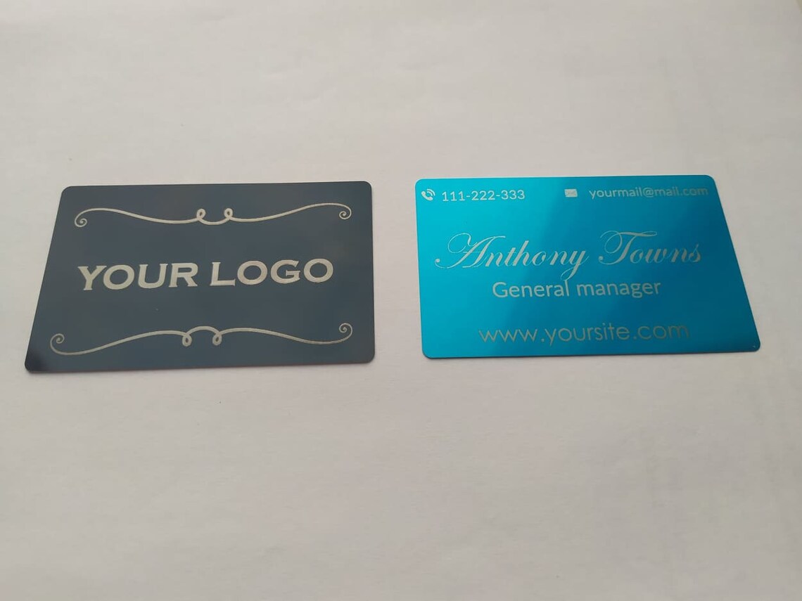 Business Card Templates for Laser Engraving 5 Design Bundle Laser