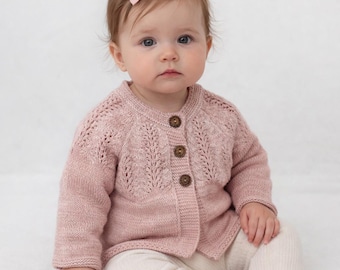 Hauchzarter Strick Babypullover | Baumwoll-Strickjacke 3 Taste Olesya