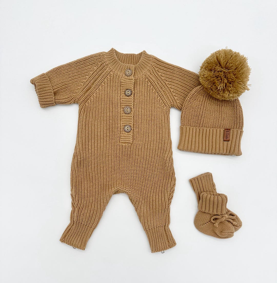 Bebe Harper Knit Beanie (Size 3M-3Y) main image 0