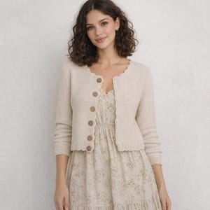 Sweter Sophia Knit | Kardigan bawełniany Sophia