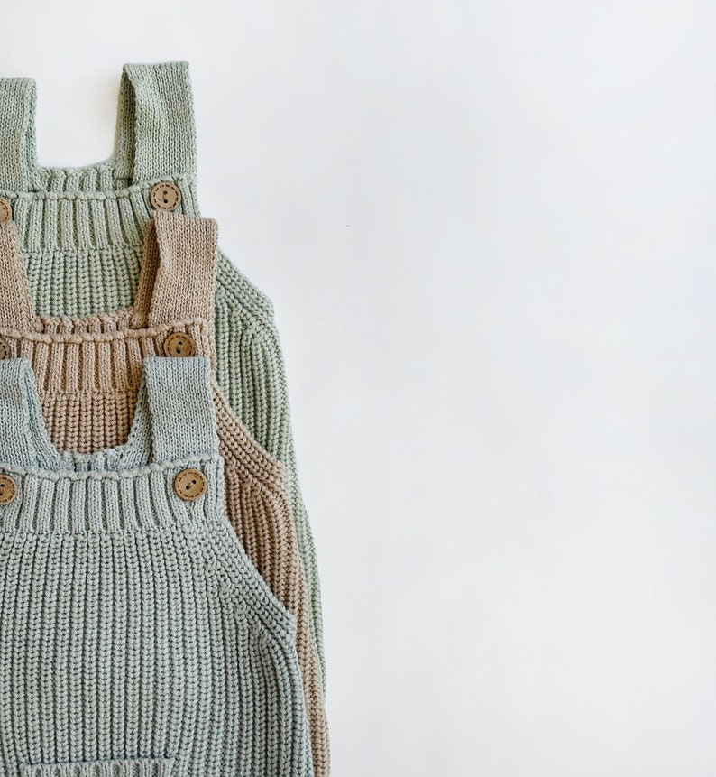 Newborn Baby Knit Jumper Cuddle and Kind Jumper Dolly Overalls Etsy