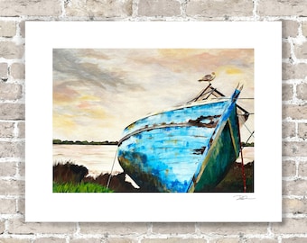 Nautical Fine Art Print: 8 x 10, matted to 11 x 14 | Take a Rest