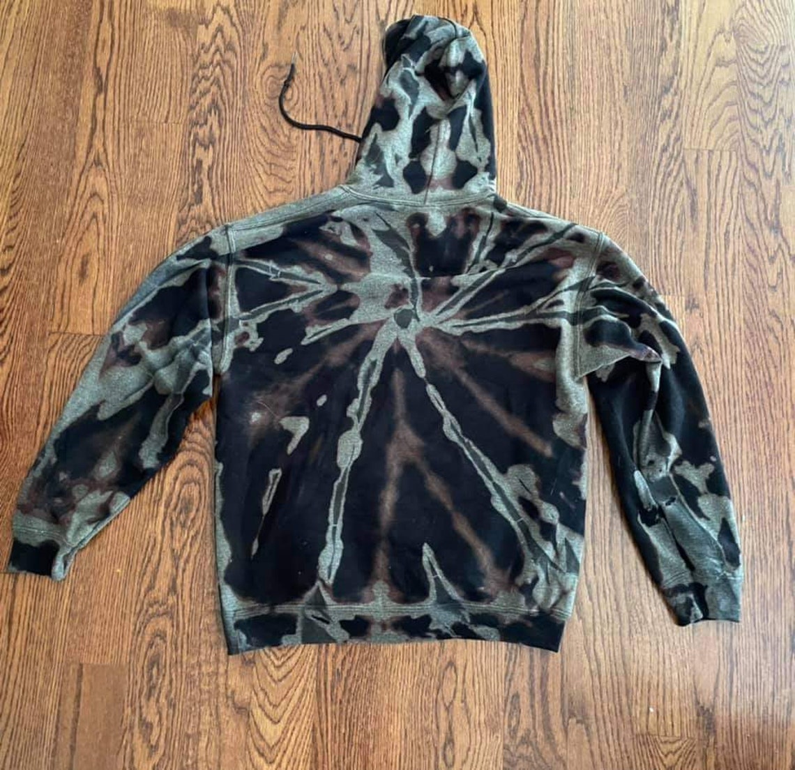 Custom Made Reverse Tie Dye Hoodie | Etsy