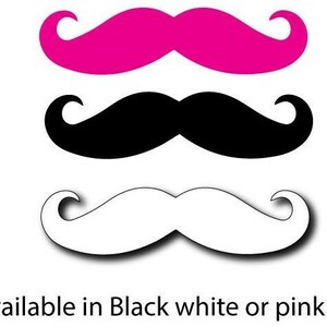 Mustache sticker popular bumper sticker  decal 200mm movember