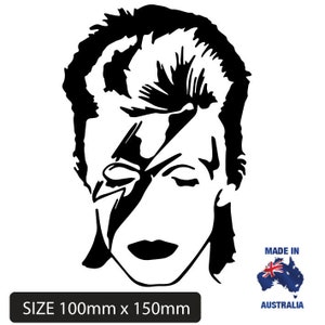 David bowie car sticker decal remembrance in black