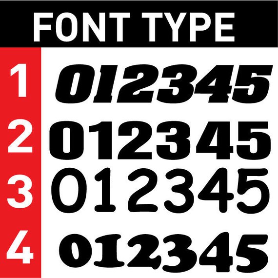 2 X Sets of Boat Rego Numbers 150mm High Etsy Australia