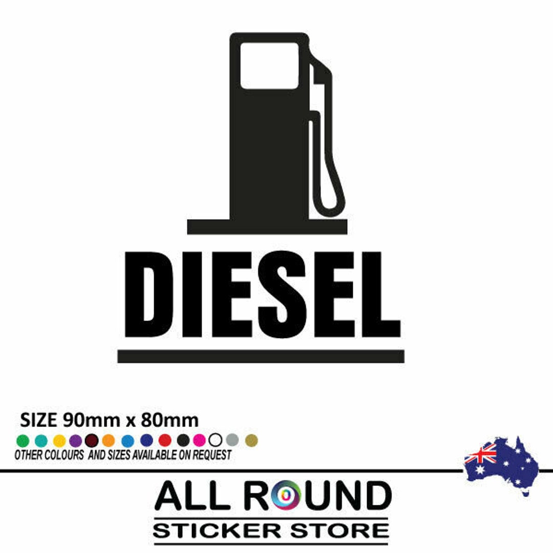 Diesel Fuel Tank Sticker Decal Car Sticker Bumper Sticker Jdm Etsy