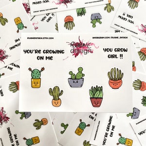 Plant Pals Sticker Sheet vol. 3 | Stocking Filler for Plant Lover | Planner Stickers | Scrapbook Stickers | Journal Stickers