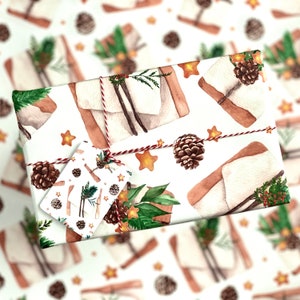 Make your own festive nature print wrapping paper - Mud & Bloom