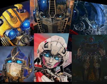 Transformers Character Art - Art Prints