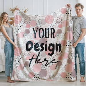 Couple Blanket mockup psd velveteen plush blanket mockup smart object photoshop blanket psd mockup throw blanket mockup baby blanket mockups